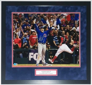 Foto Anthony Rizzo autografata World Series ultima uscita 16x20 Beckett BAS incorniciata - Foto 1 di 6