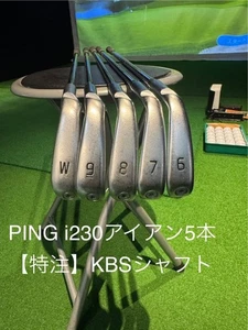 Ping i230 Hierro 5 piezas Punto Azul KBS Tour120 Eje Diestro - Imagen 1 de 8