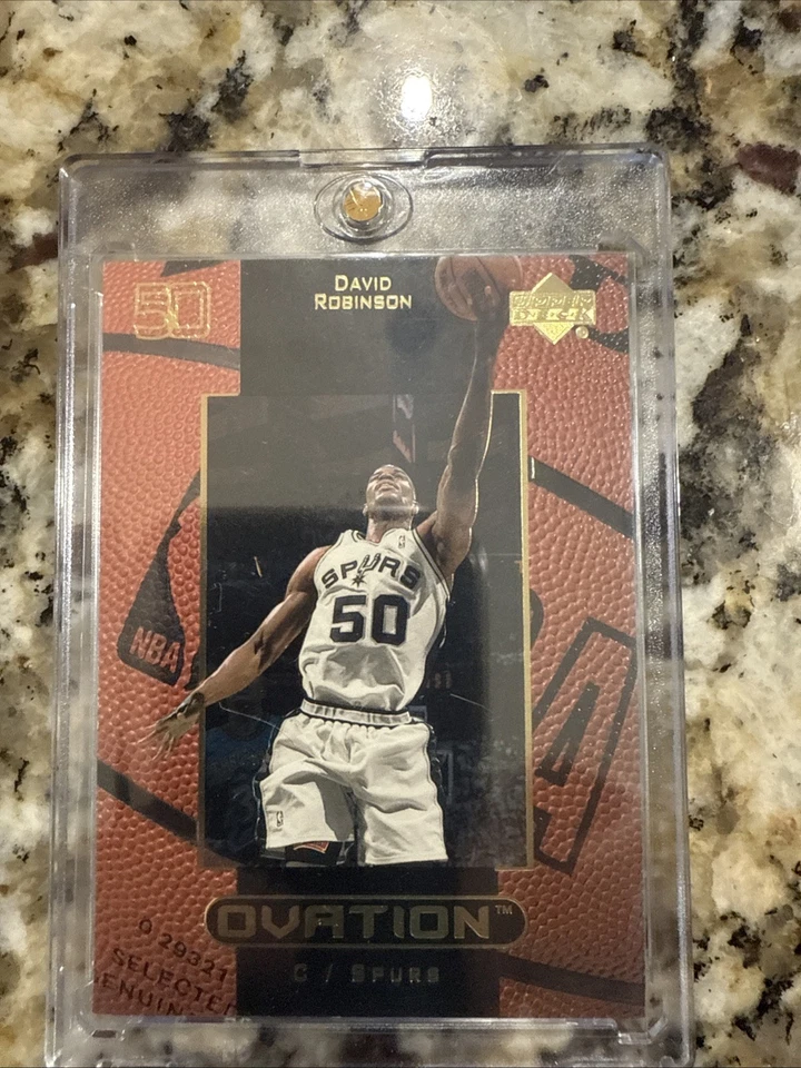 1999-00 Upper Deck Ovation David Robinson #49 HOF - Image 1 of 3
