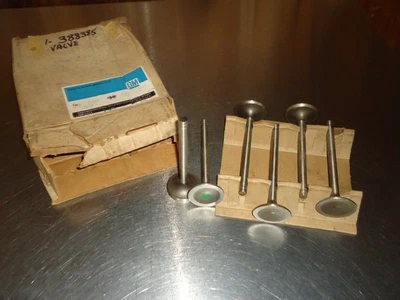 6) Válvula de escape nueva NOS GM 388385 1965 1966 1967 Oldsmobile Olds 330 V-8 Foto 1 de 4