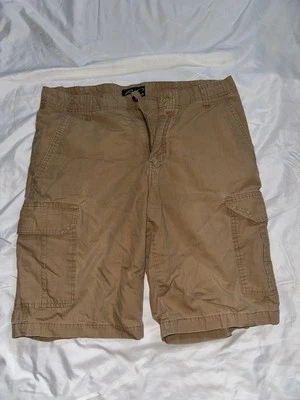 Pantalones cortos Rio Cargo de Merrill & Forbes para hombre talla 32 bolsillos beige Foto 1 de 3