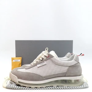 THOM BROWNE MFD239B Vitello Clear Sole Tech Runner Sneakers - Size 42.5 [275MM] - Picture 1 of 7