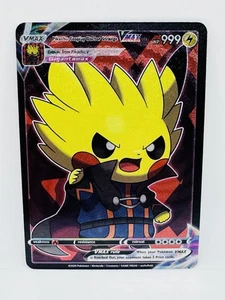 Pokemon Pikachu X Doctor Cosplay Kawaii Doujin Art Holo Anime Card Full Art - Picture 1 of 1