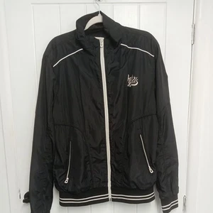 JACK & JONES Mens Graphic Bomber Jacket UK XL Medium BlackPolyester  - Picture 1 of 5