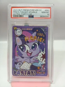 2023 MyLittlePony CARD FRIEND/FOREVER CC PRNCS.TWLGHT.SPARKLE ASTRAL PARTY LSR - Picture 1 of 2