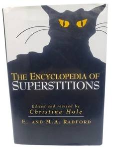 The Encyclopedia Of Superstitions Hardcover Book Edwin Radford 1961 Vintage - Picture 1 of 7
