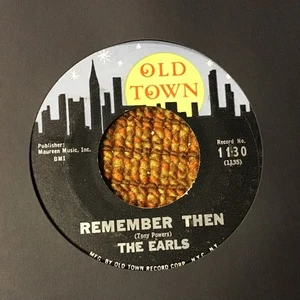 45 RPM Earls OLD TOWN 1130 Remember Then / Let's Waddle VG++ - Picture 1 of 2