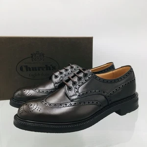 Church's HORSHAM - Bruciato - Pelle - Oxford Scarpe Uomo Taglia 10 M - Foto 1 di 24