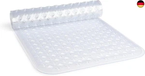 TranquilBeauty Non-Slip Bath Mat | Diamond Cut Clear 88x40cm/35x16in with - Bild 1 von 1
