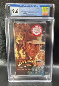 Indiana Jones And The Temple Of Doom (1989)VHS MOVIE SEALED GRADED (9.6-A++) - Picture 1 of 4