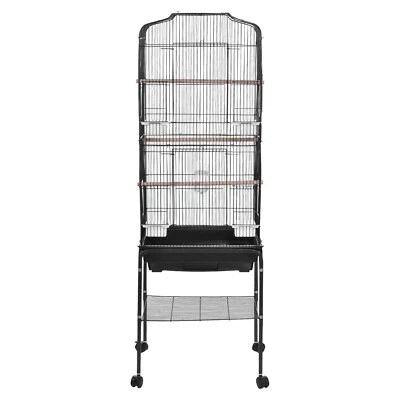 Vogelkäfig Wellensittich Käfig Vogelhaus mit Ständer Vogelvoliere Vogelbauer - Bild 1 von 4