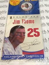 Jim Thome 2005 Merrick Mint MLB Colorized Statehood Quarter Coin & Card