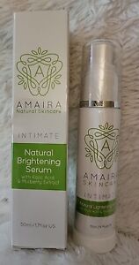 Amaira Skincare INTIMATE Natural Skin Brightening Serum 1.7oz/50ml SEALED Ex2/27