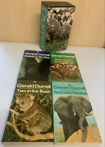 Gerald Durrell & Jacquie Durrell - UK Fontana 1971 4 Vol PB Slipcased Set - VGC - Picture 1 of 12