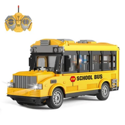 1:30 Remote Control School Bus 2.4Ghz RC Car Toy Cars Toys for Boys Kids Gifts - Image 1 of 4