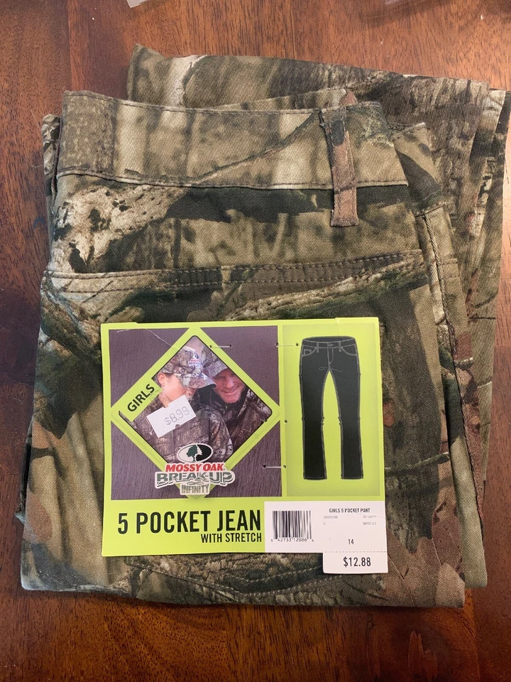 Girls Mossy oak 5 pockets stretch jean Size 14 - Image 1 of 1