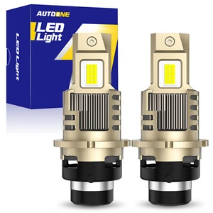 CANBUS D3S LED Headlight Bulb Replace HID Xenon Super White Hi-Low Beam 6500K J - Picture 1 of 9