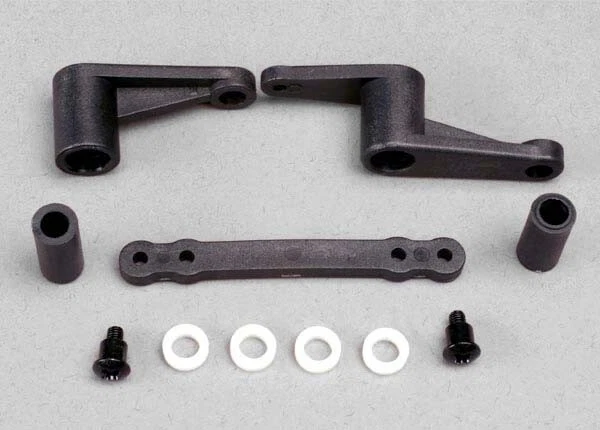 TRAXXAS 4943 Steering Bellcranks (2) Bushings (4) Post Spacers (2) Screws (2) - Image 1 of 1