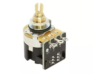 Genuine CTS 250k Split Shaft Audio Taper Push-Pull Guitar Pot US Fine Spline - Picture 1 of 3