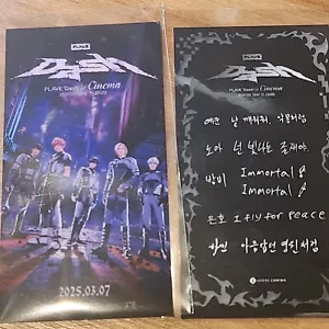 PLAVE PHOTOCARD Handwritten lyrics card Dash IN CINEMA - Picture 1 of 1