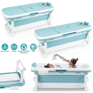 Badewanne Erwachsene Wanne Wannenbad 118/128/145cm Spa Bad Spa Faltbare tragbar - Bild 1 von 15