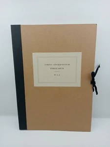 Corpus Inscriptionum Etruscarum - Sectionis I - Fasciculum 4 - Imagen 1 de 9