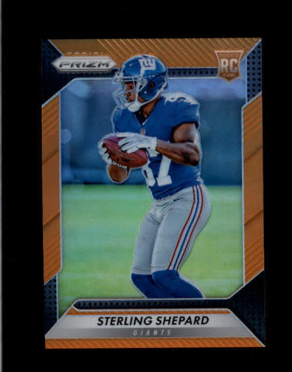 STERLING SHEPARD 2016 PANINI PRIZM #300 GIANTS ROOKIE ORANGE PRIZM #/299 BD4259 - Image 1 of 1