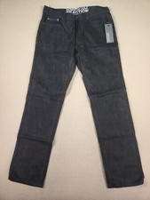 Kenneth Cole Jeans Mens 31x30 Slim Fit Rise Denim Cotton Blue Pockets NWT