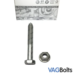 Genuine VW Rear Shock Lower Bolt Nut Kit M10x75 Golf Mk4 Polo Audi A1 A2 TT - Picture 1 of 2