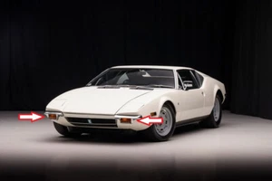 DE TOMASO PANTERA 1971-1980 ORANGE ITALIAN TURN SIGNAL LENSES LIGHTS AMBER - Picture 1 of 4