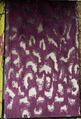 LAVISH Velvet High End Upholstery Drapery Fabric Splendor Magenta BTY $250 - Image 1 of 3