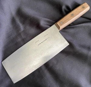 Vintage Joyce Chen Chrome Molybdenum Steel Full Tang Chinese Cleaver 8" Blade - Picture 1 of 4