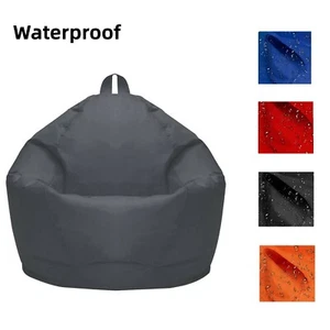 Large Bean Bag Dorm Chair Sofa Cover Cozy Comfort Stain Resistant Waterproof  - Picture 1 of 29