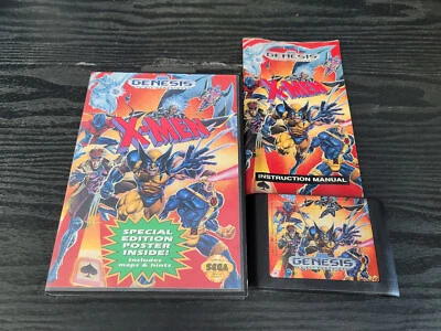 X-Men Sega Genesis Completo En Caja CIB Gran Forma PU Foto 1 de 3