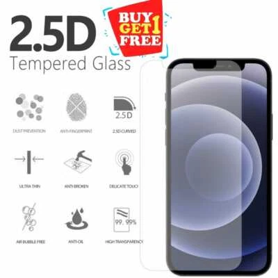 Tempered Glass SCREEN PROTECTOR iPhone 16 15 14 13 12 11 PRO 17 Pro Max 17 Air