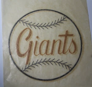 Vintage 1962 Topps Baseball San Francisco Giants Iron On Transfer Willie Mays - Picture 1 of 12