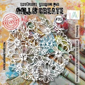 AALL & Create Stencil 6"X6" - Petalissomely, ALLPC215 - Picture 1 of 1