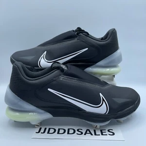 Nike Force Zoom Trout 8 Pro Black Metal Baseball Cleats CZ5915-010 Men’s Sz 13 - Picture 1 of 10