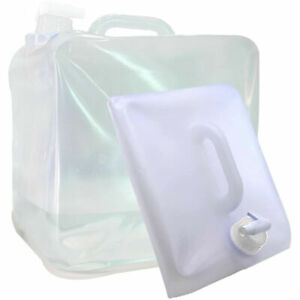 Water Storage Bag Collapsible Water Carrier Container with Spigot Camping Jug