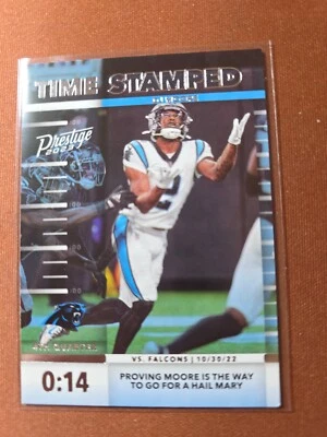 2023 Panini Prestige - Time Stamped D.J. Moore #TS-10 - Image 1 of 2