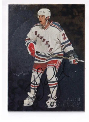 1998-99 In the Game Be A Player - Alexei Kovalev #92 autógrafos de plata (AU) Foto 1 de 2