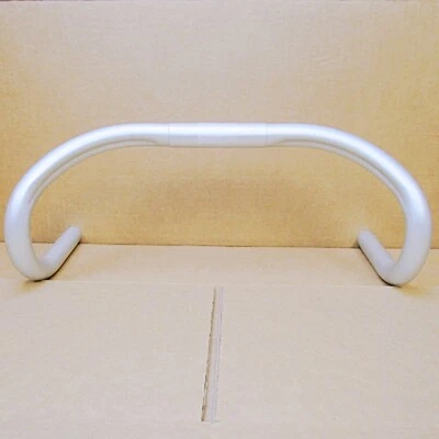 New-Old-Stock Cinelli Criterium Bars (40cm/26.0mm)...Matte Silver Finish - Image 1 of 4