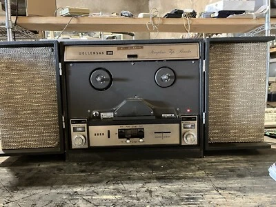 Vintage Wollensak3M Stereophone Tape Receiver  Model 1280 With Speakers - Image 1 of 3