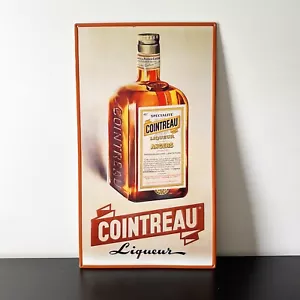 Cointreau Orange French Liqueur Large Premium Embossed Tin Metal Tacker Bar Sign - Picture 1 of 11