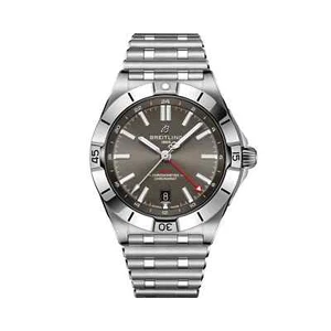 Breitling Chronomat Automatic GMT 40 Gray Dial Stainless Steel A32398101M1A1 - Picture 1 of 5