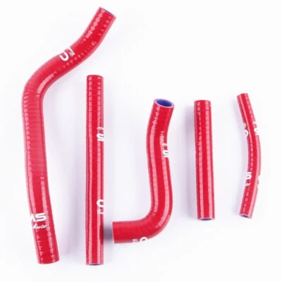 Red 5PCS For 1996 1997 1998 1999 2000 Suzuki RM 250 RM250 Silicone Radiator Hose - Imagem 1 de 4