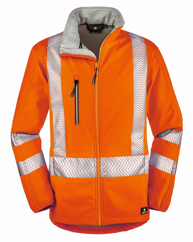 4PROTECT Warnschutz-Softshell-Jacke Tyler Leuchtorange - Bild 1 von 1