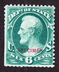 US O60S 6c State Department Official Specimen F-VF NGAI SCV $350 (001) - Picture 1 of 2