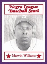 Marvin Williams Phil Stars 1984 Decathlon Corp Negro League Baseball Stars #87 A