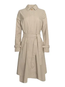 SAINT + SOFIA Trench Coat Belted A-Line Waterproof in Beige BNWT Women's UK 14 - Picture 1 of 22